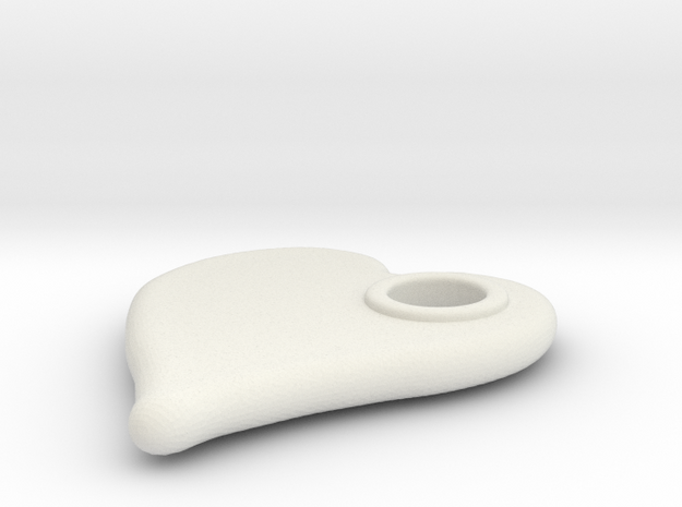 Merged Skin Cylinder3D2 deci in White Natural Versatile Plastic