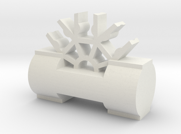 K'Nex to Lincoln Logs uck 03f06m in White Natural Versatile Plastic