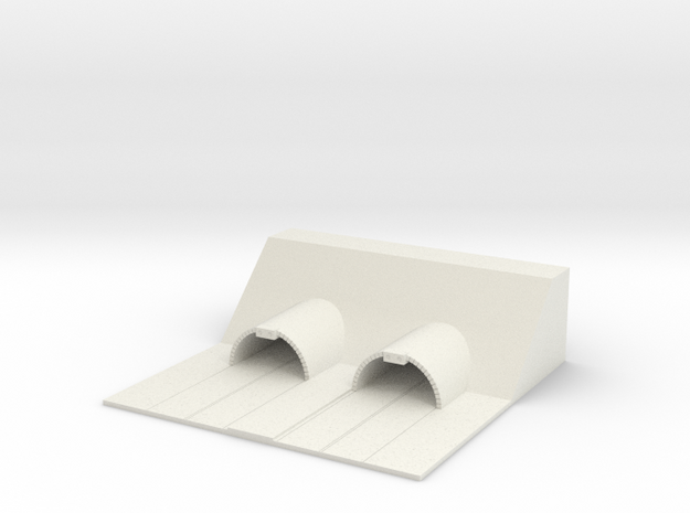 1/700 Highway Tunnels in White Natural Versatile Plastic