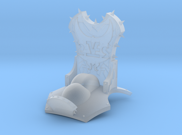 Monster Throne in Tan Fine Detail Plastic