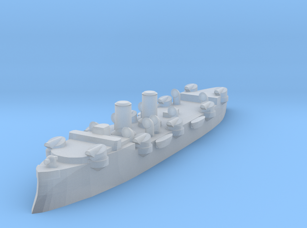 USS Baltimore (C-3) 1:3000 x2 in Tan Fine Detail Plastic