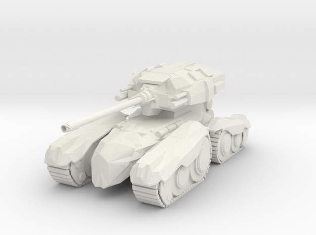 Moth M1 Tank in White Natural Versatile Plastic