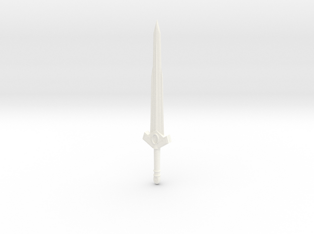 Sword of the first born V2 (without gem) in White Processed Versatile Plastic