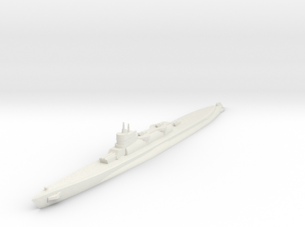 Bywater's Nagasaki Cruiser Submarine 1:1800 x1 in White Natural Versatile Plastic