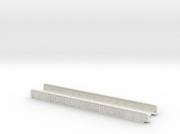 BURLINGTON 165mm SINGLE TRACK in White Natural Versatile Plastic