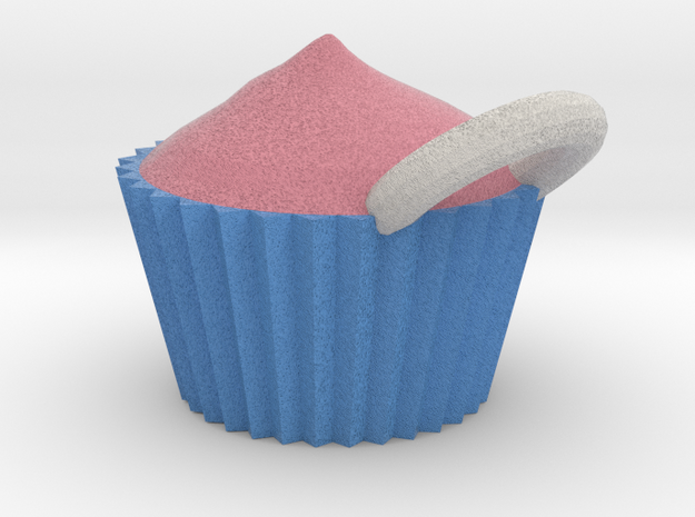 Cupcake in Full Color Sandstone
