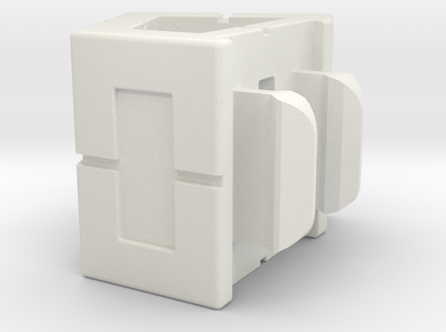Rokenbok 60 Degree Block in White Natural Versatile Plastic