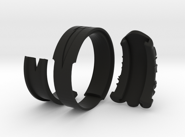 Vambrace Ring 11.5 in Black Natural Versatile Plastic