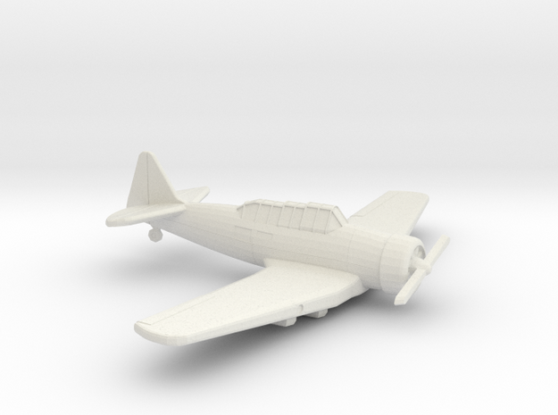 1:144 T6 TEXAN MG PODS  in White Natural Versatile Plastic