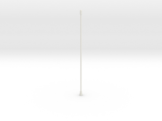 Tail Antenna in White Natural Versatile Plastic