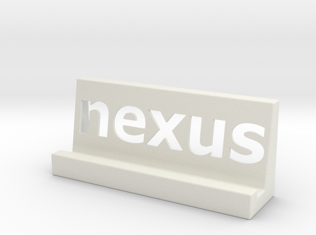 Dock Galaxy Nexus in White Natural Versatile Plastic