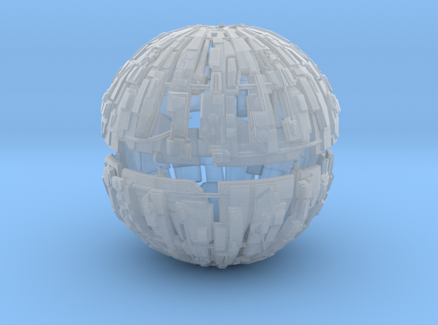 600m Cyborg Sphere 1/9000 Scale in Smooth Fine Detail Plastic