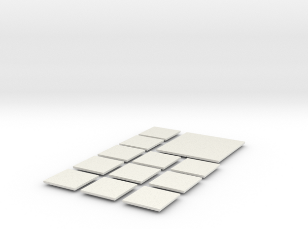 Mesh Tile Expansion Pack in White Natural Versatile Plastic