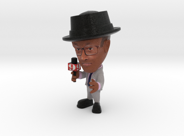 Mario ch 9 orlando news reporter with hat in Full Color Sandstone
