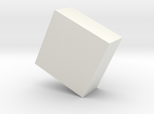 123DDesignDesktop in White Natural Versatile Plastic