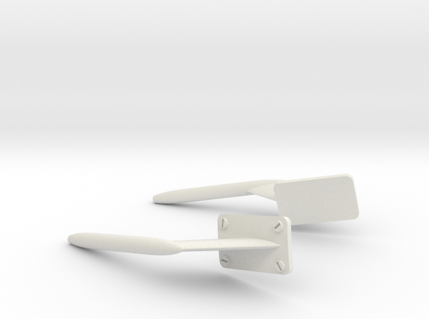 Scale AW139 Pitot Head in White Natural Versatile Plastic