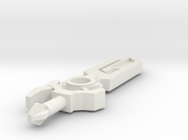 Stellar Sword HD in White Natural Versatile Plastic