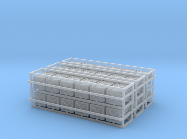 Wooden Crates 36 in Tan Fine Detail Plastic