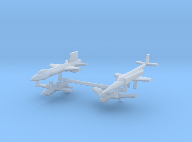 1/600 Experimental Aircraft Set 1 in Tan Fine Detail Plastic