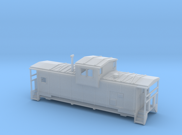DMIR Modern Caboose - Nscale in Smooth Fine Detail Plastic