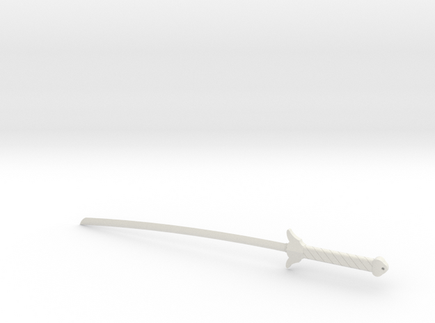 Enishi Yukishiro's Wato (Sword Only) in White Natural Versatile Plastic