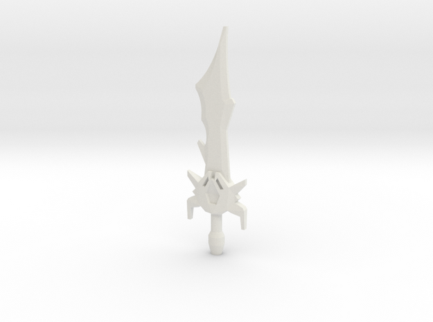 Evil Stellar Sword HD in White Natural Versatile Plastic