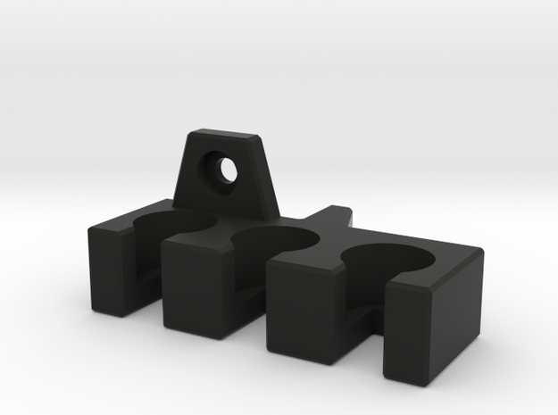 Cable Holder for Panasonic Monitor - RIGHT in Black Natural Versatile Plastic