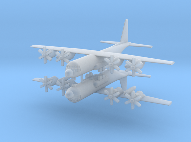 1/600 C-130J Super Hercules (x2) in Smooth Fine Detail Plastic