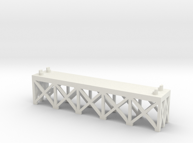 JOINER, DOUBLE TRACK 1/2 INCH in White Natural Versatile Plastic