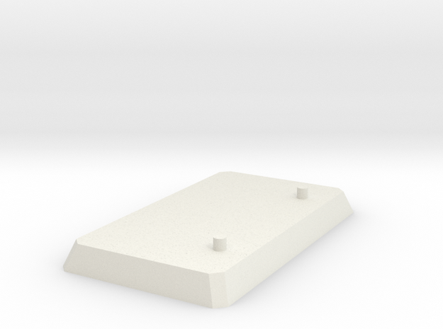 Blank Stand in White Natural Versatile Plastic