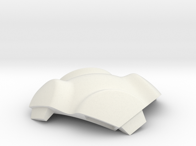 NSphere Thick (tile type:6) in White Natural Versatile Plastic
