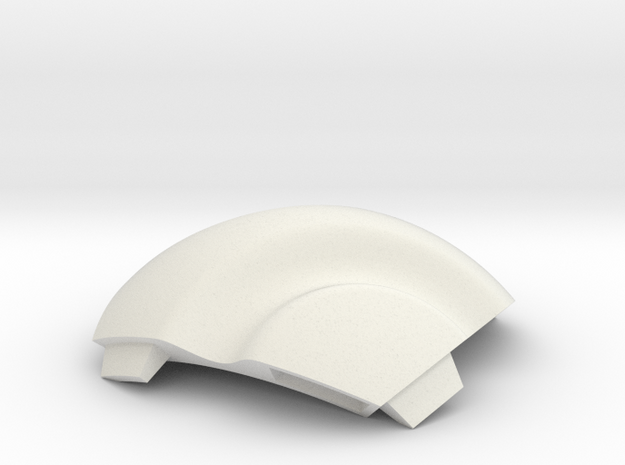 NSphere Palm (tile type:5) in White Natural Versatile Plastic
