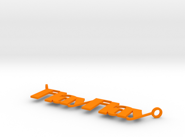 Flayflay in Orange Processed Versatile Plastic