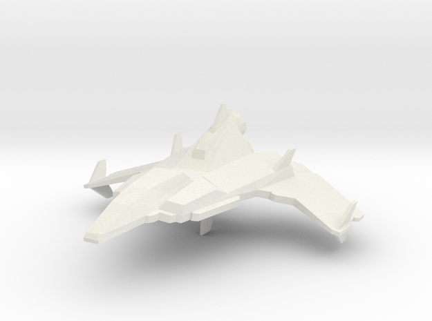 Military Fighter Spec A in White Natural Versatile Plastic