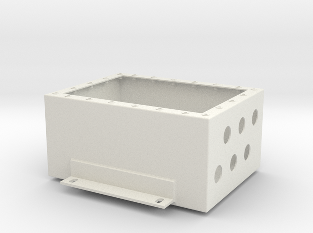 Junction Box in White Natural Versatile Plastic