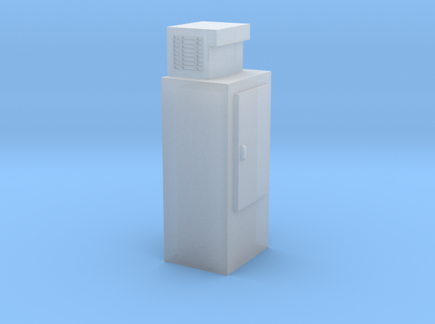 HO-Scale Upright Single Door Ice Cooler in Tan Fine Detail Plastic