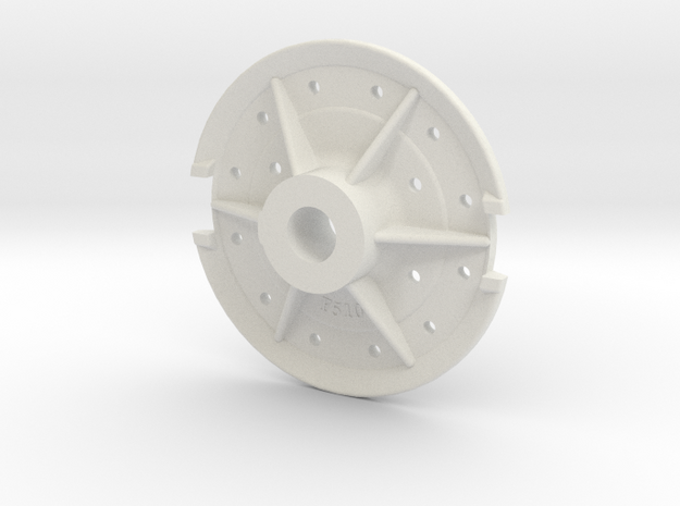 Climax Gear Hub 510 - 1-12th Scale in White Natural Versatile Plastic