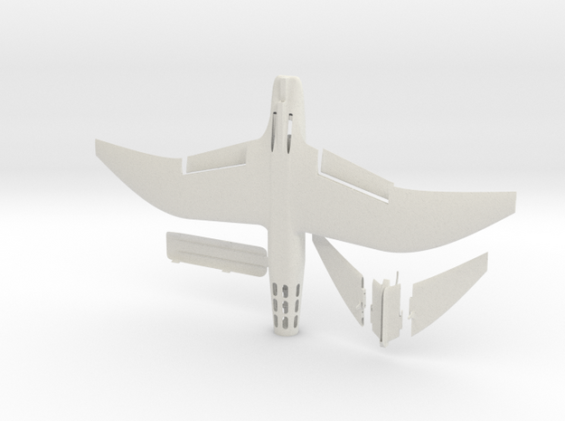 Wind Skimmer - DPF1 - Solid in White Natural Versatile Plastic
