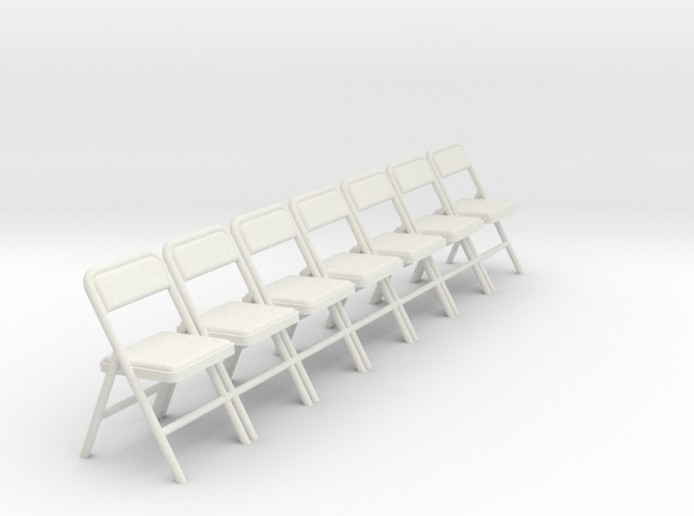 1:24 Group Folding Chairs (Not Full Size)