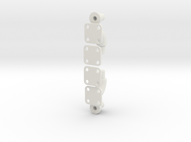 endpieces for roll bar in White Natural Versatile Plastic