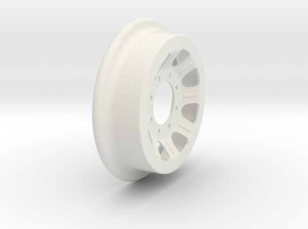 Fairmont Speeder or Handcar Wheel 1:8 scale in White Natural Versatile Plastic