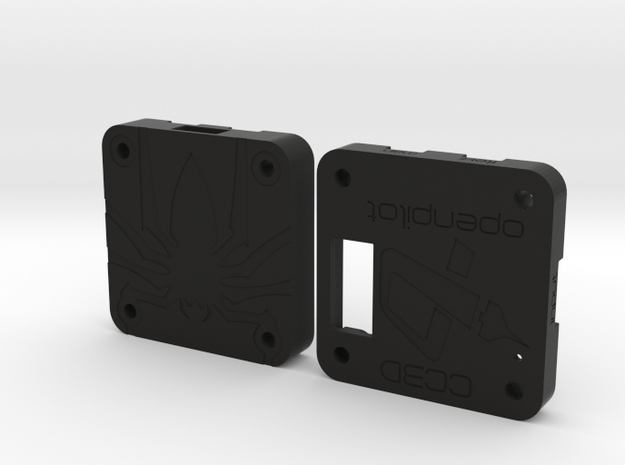 OpenPilot CC3D Case in Black Natural Versatile Plastic