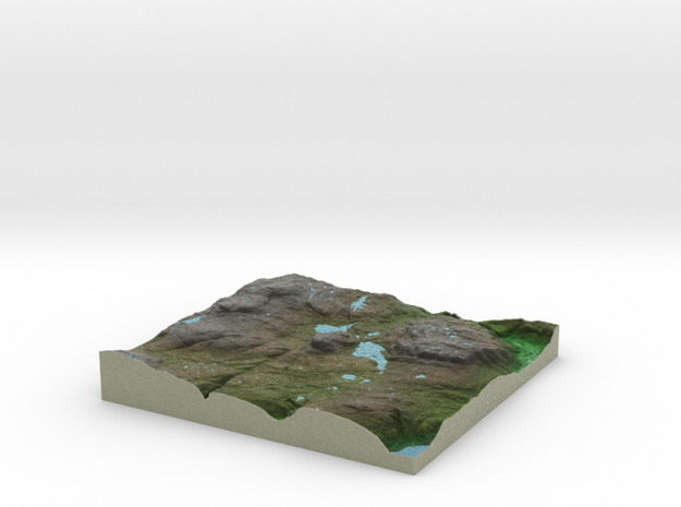 Terrafab generated model Fri Sep 27 2013 12:44:36  in Full Color Sandstone