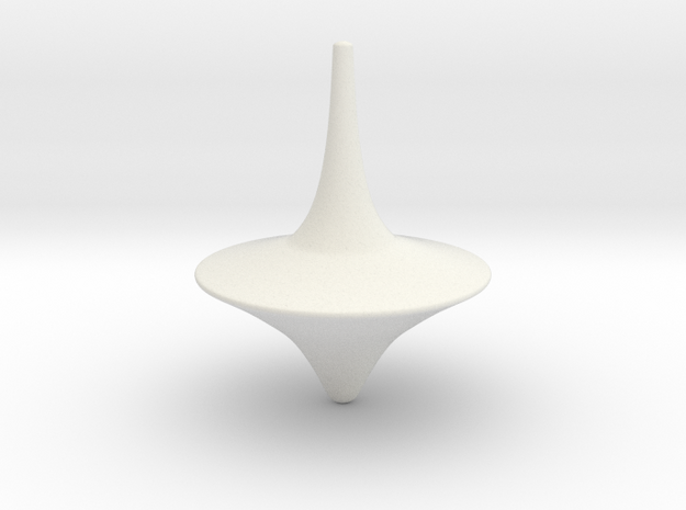 Spinning Top From Inception in White Natural Versatile Plastic