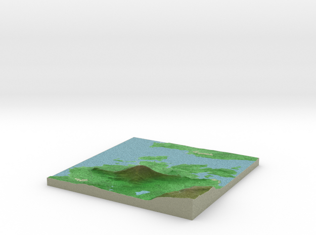 Terrafab generated model Fri Sep 27 2013 18:14:36  in Full Color Sandstone