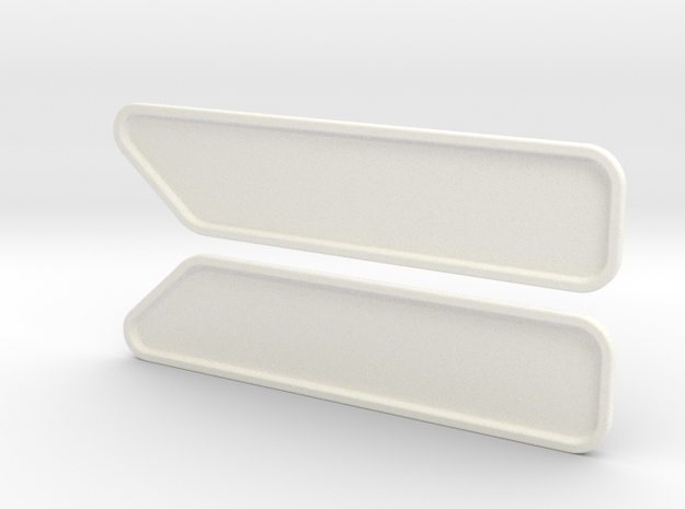 KW Standup Bunk Cap Windows (S) in White Processed Versatile Plastic