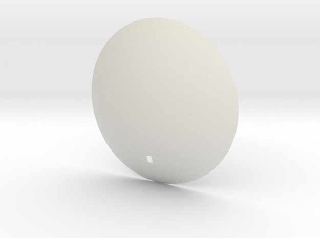 Voyager 1/20TH Dish Antenna in White Natural Versatile Plastic