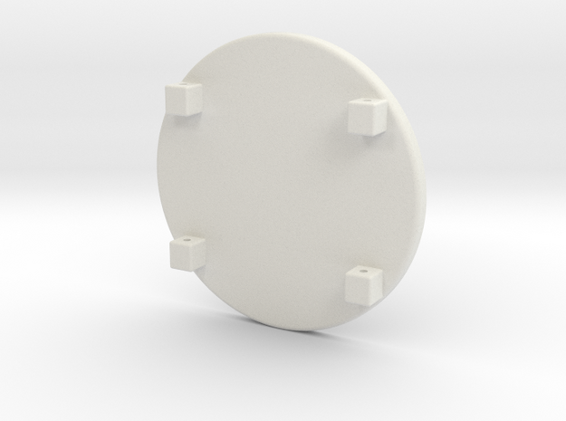 Spartan Shield in White Natural Versatile Plastic