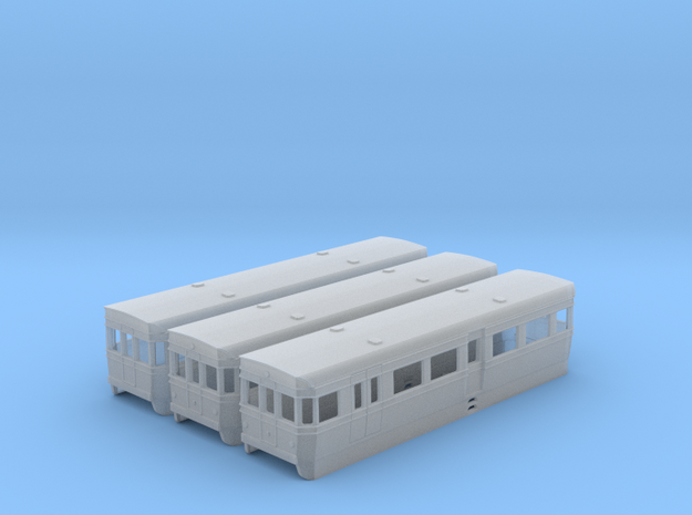 BUT/ACV Railbus in 3mm (1/100) in Tan Fine Detail Plastic