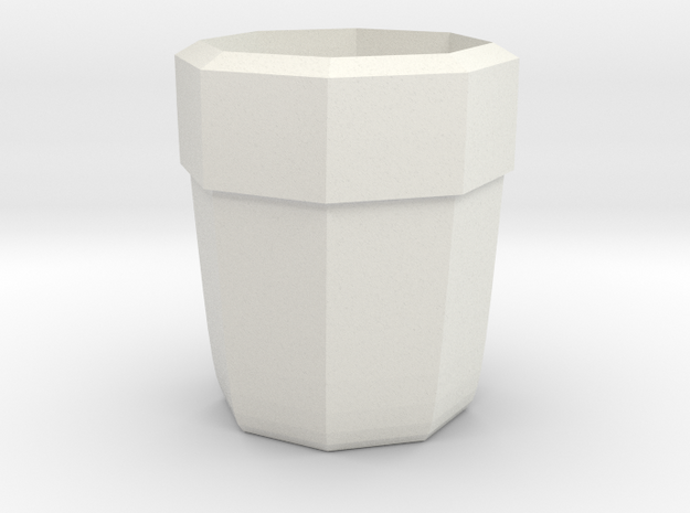 tumbler cup in White Natural Versatile Plastic